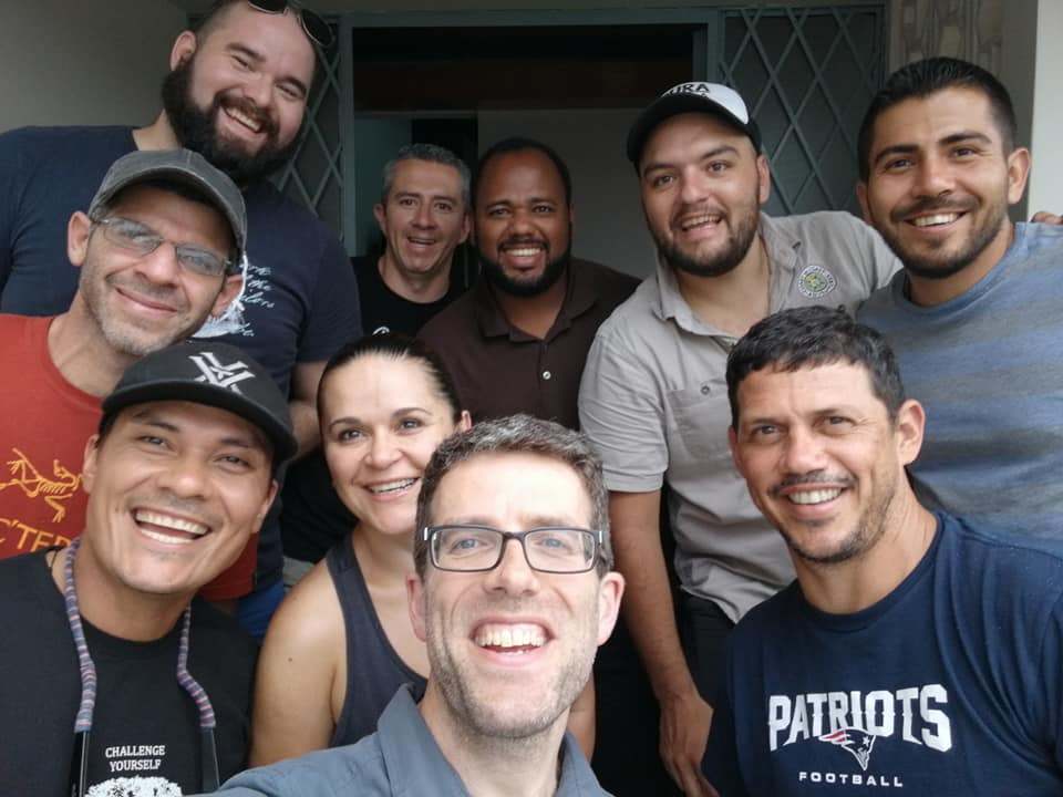 Adrian with some members of our Costa Rican team Adrian with some members of our Costa Rican team