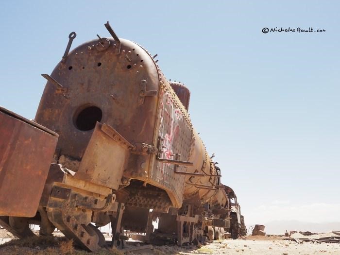 Uyuni's "train graveyard".