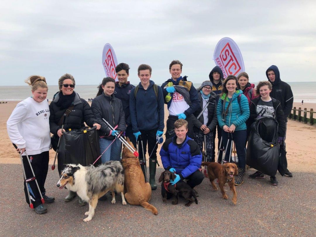 Group Shot Beach Clean