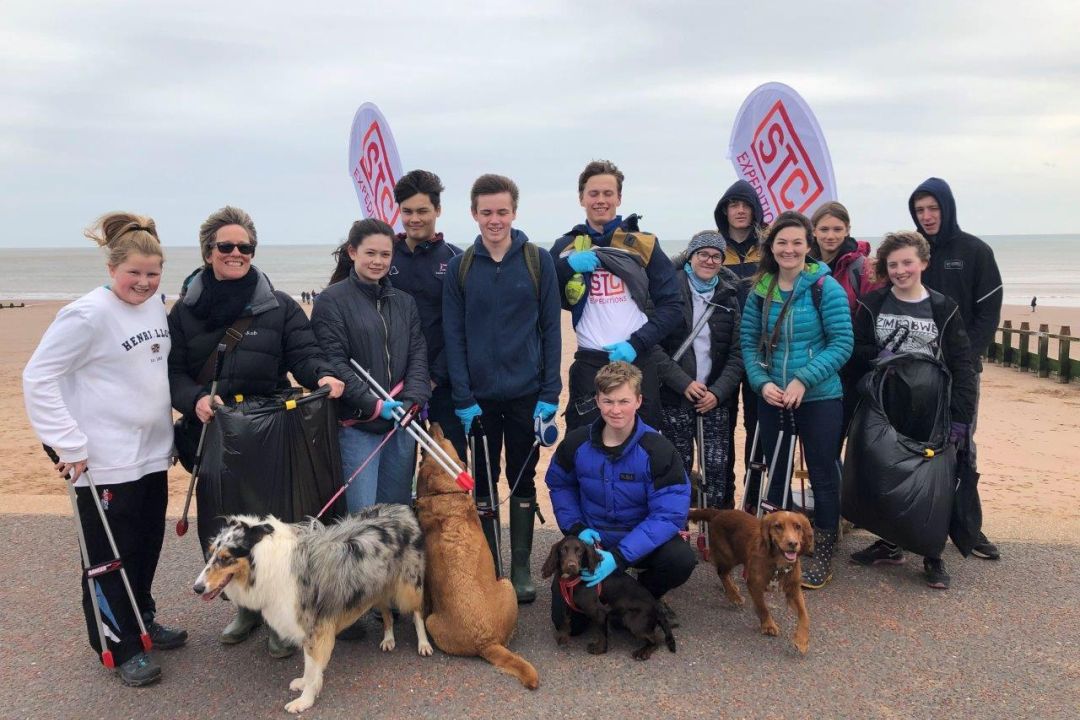 Group Shot Beach Clean