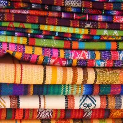Peru colourful cloths